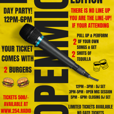 Open Mic 254 Attendee Edition